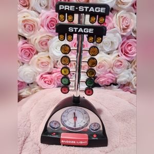 Mark Feldstein & Associates Drag Racing Christmas Tree Lighted sound clock